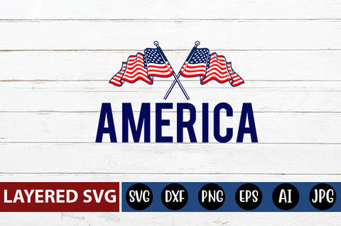 america SVG cut file SVG Blessedprint 