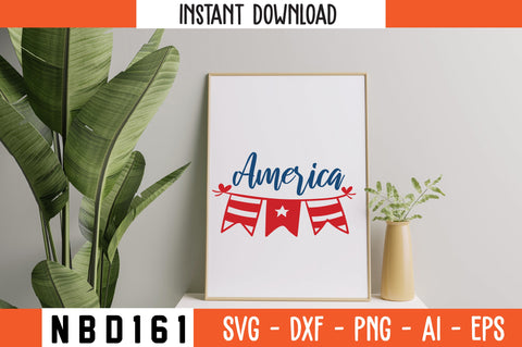 AMERICA Svg Design SVG Nbd161 
