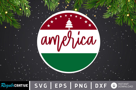 America SVG Design SVG Regulrcrative 