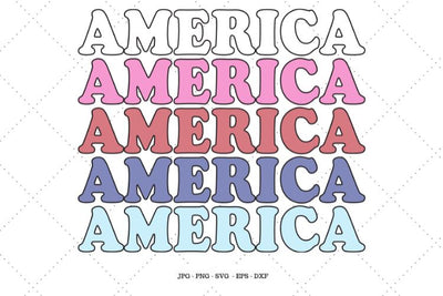 America Svg, Digital Download Svg, 4th of July Svg, T Shirt Designs, Memorial Day Svg, Decal Cut File SVG SVG Digital Designer 