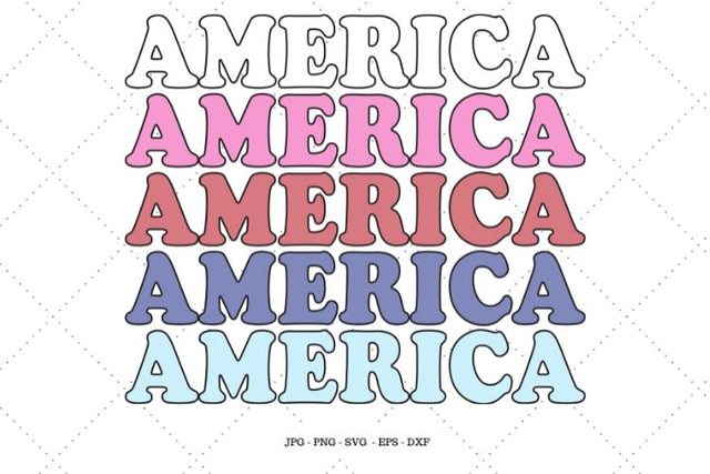 America Svg, Digital Download Svg, 4th of July Svg, T Shirt Designs, Memorial Day Svg, Decal Cut File SVG SVG Digital Designer 