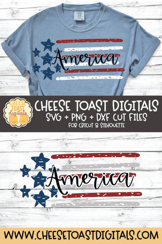 America SVG | Distressed United States Flag SVG Cheese Toast Digitals 