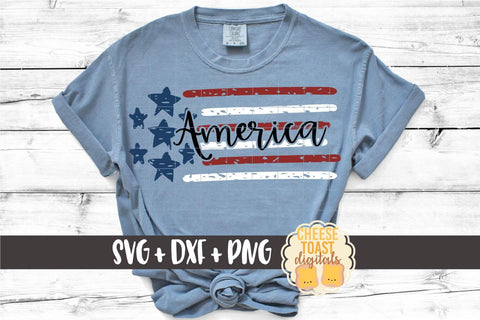 America SVG | Distressed United States Flag SVG Cheese Toast Digitals 