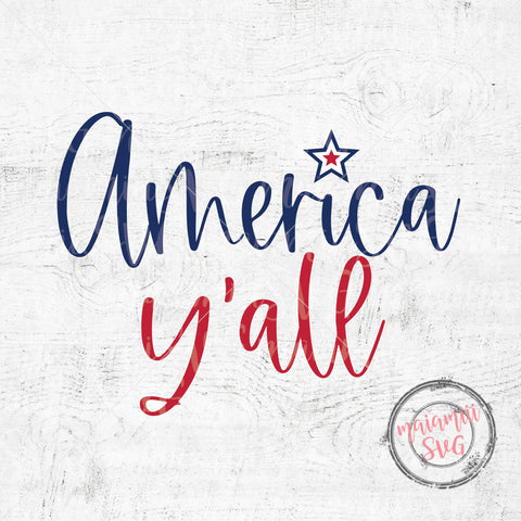 America Svg, Independence Day Svg, 4th Of July Svg, Merica Svg, America Y'all Svg, Memorial Day Svg SVG MaiamiiiSVG 