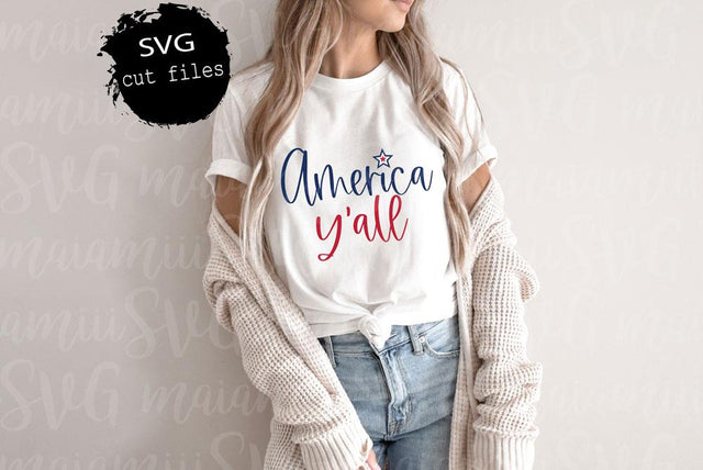 America Svg, Independence Day Svg, 4th Of July Svg, Merica Svg, America Y'all Svg, Memorial Day Svg SVG MaiamiiiSVG 