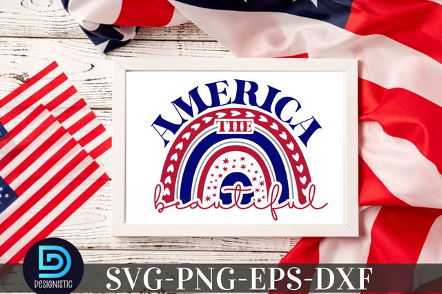 America the beautiful , 4th Of July SVG Bundle, SVG DESIGNISTIC 