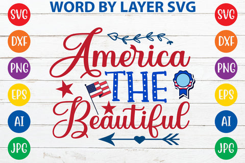 America The Beautiful, 4th Of July SVG Design SVG Rafiqul20606 