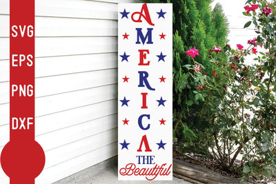 America the beautiful Porch Sign SVG SVG Svgcraft 