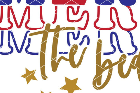 Full Color SVG patriotic font