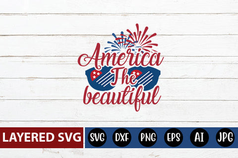 America the beautiful SVG cute file SVG Blessedprint 