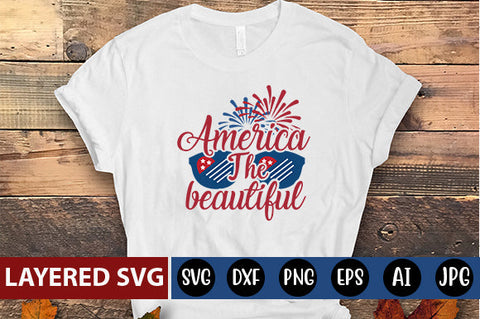 America the beautiful SVG cute file SVG Blessedprint 