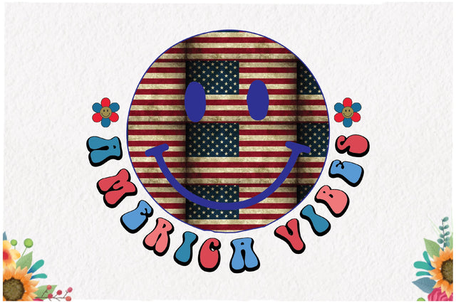 America Vibes 4th of July Sublimation Sublimation Jagonath Roy 