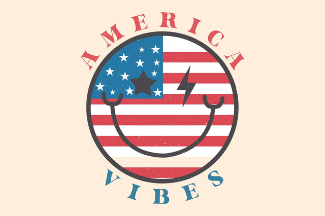 America Vibes PNG Design Sublimation Rupkotha 