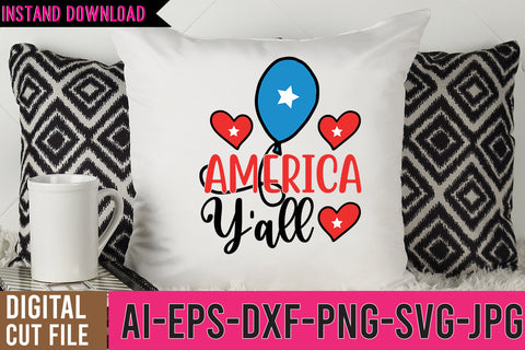 America Y all SVG Cut File SVG BlackCatsMedia 