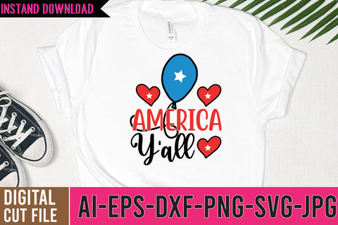 America Y all SVG Cut File SVG BlackCatsMedia 