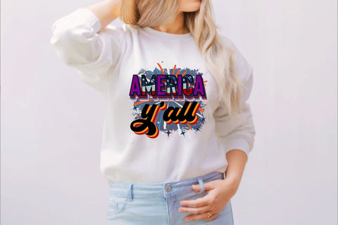 America y'all Sublimation SVGArt 