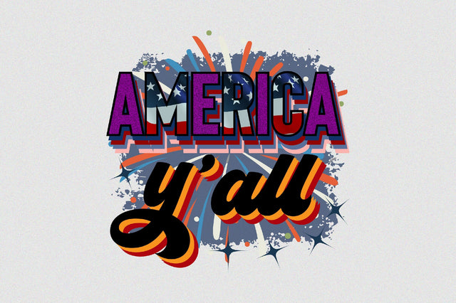 America y'all Sublimation SVGArt 