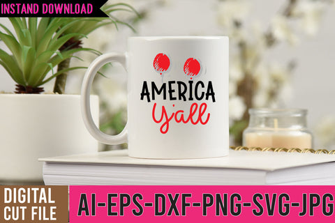 America Y'all SVG Cut File SVG BlackCatsMedia 
