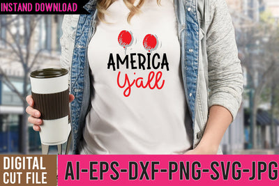 America Y'all SVG Cut File SVG BlackCatsMedia 