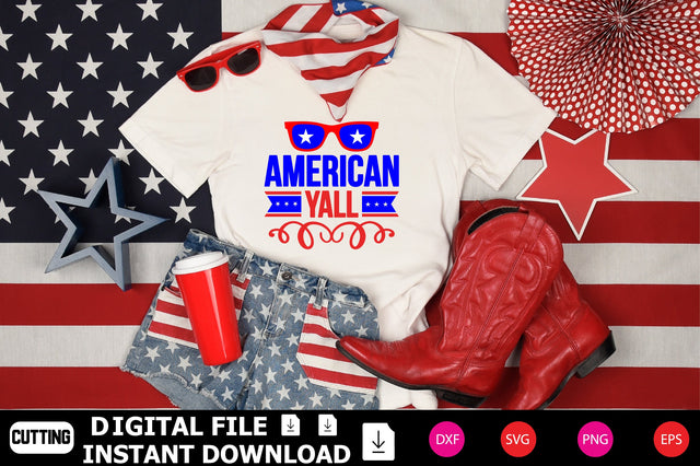 America Y'All SVG cut files SVG Shahin alam 