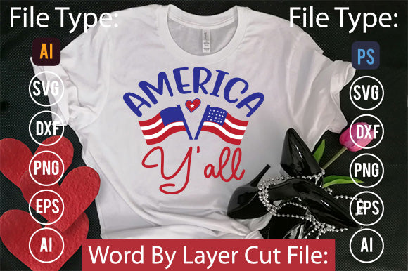 America Y'all Svg Cut File,SVGs,quotes-and-sayings,food-drink,mini-bundles,print-cut,on-sale, SVG Patriotic Fighter Pilot Aviator Sunglasses Stars Stripes Clipart Clip Art Sublimation or Vinyl Shirt Design SVG DesignPlante 503 