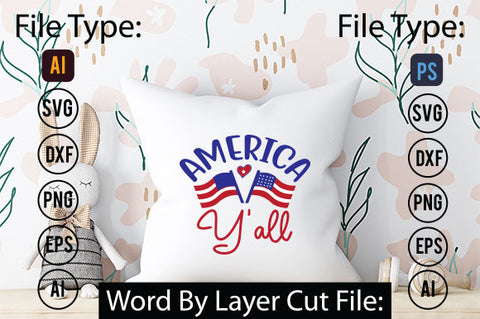 America Y'all Svg Cut File,SVGs,quotes-and-sayings,food-drink,mini-bundles,print-cut,on-sale, SVG Patriotic Fighter Pilot Aviator Sunglasses Stars Stripes Clipart Clip Art Sublimation or Vinyl Shirt Design SVG DesignPlante 503 