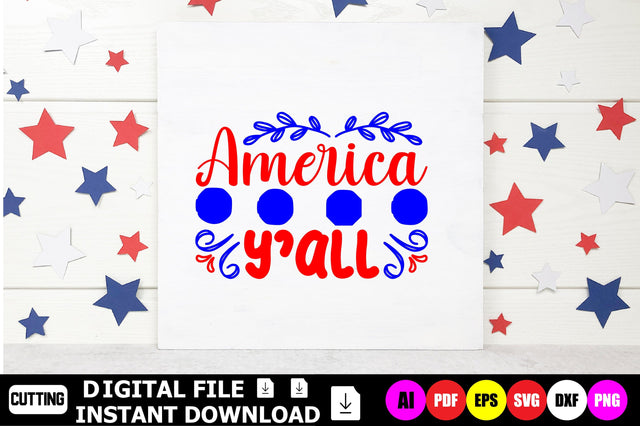 America Y'All SVG Shahin alam 