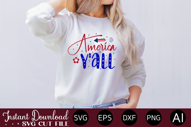 America Y'all SVG SVG designmaster24 