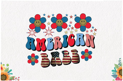 American Babe 4th of July Sublimation Sublimation Jagonath Roy 