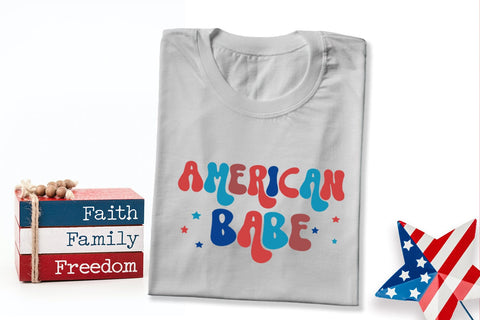American Babe I 4th of July Sublimation I Patriotic PNG Sublimation Happy Printables Club 