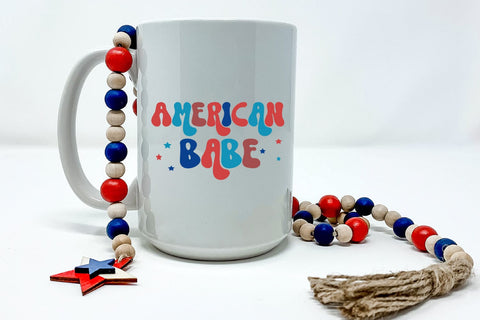 American Babe I 4th of July Sublimation I Patriotic PNG Sublimation Happy Printables Club 