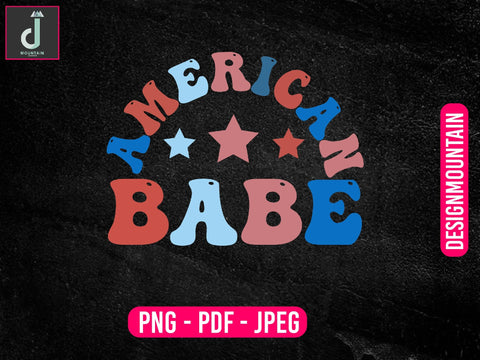 American babe Png design Sublimation Alihossainbd 