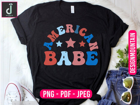 American babe Png design Sublimation Alihossainbd 