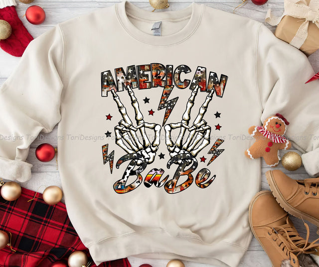 American Babe Png File, 4th Of July Png, Western Png, America, Star Png, Leoapard Png, Skeleton PNG, Sublimation Designs, Digital Downloads Sublimation ToriDesigns 