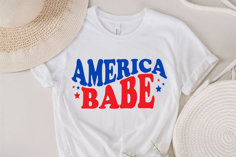 American babe svg, 4th of July SVG, Fourth of July SVG, Patriotic svg, Independence Day, Memorial Day svg, Veterans Day SVG SVG Fauz 