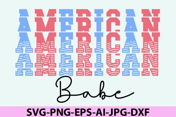 american babe SVG BB Type Studios 