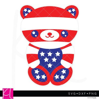 American Bear SVG Kelly Lollar Designs 