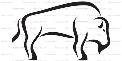 American bison SVG TribaliumArtSF 