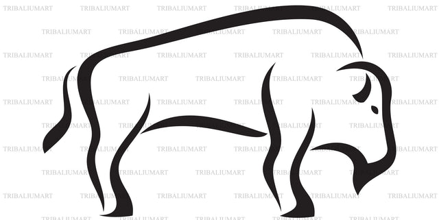 American bison SVG TribaliumArtSF 