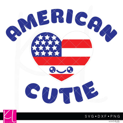 American Cutie SVG Kelly Lollar Designs 