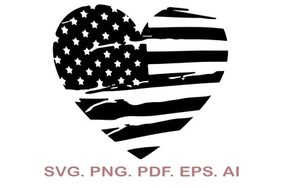 American Distressed Flag SVG, 4th Of July SVG SVG MagicDesignUS 