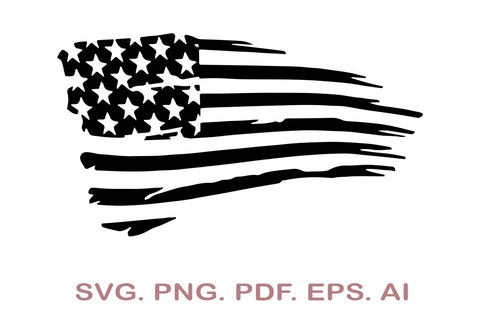 American Distressed Flag SVG Bundle , 4th Of July SVG Bundle SVG MagicDesignUS 