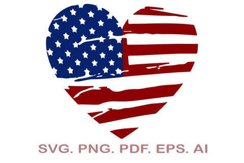American Distressed Flag SVG Bundle, 4th Of July SVG Bundle SVG MagicDesignUS 