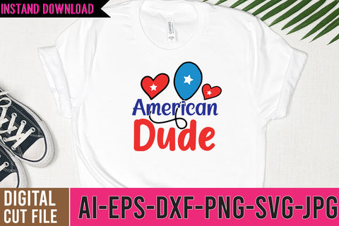 American Dude SVG Design SVG BlackCatsMedia 