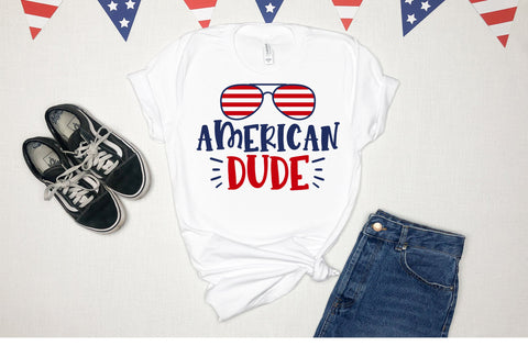 American Dude Svg Png Pdf, Baby Boy 4th of July, Patriotic Quote, Vintage Wavy Stacked style, For Shirt, Mug, Cricut, Shirt etc. SVG MD mominul islam 