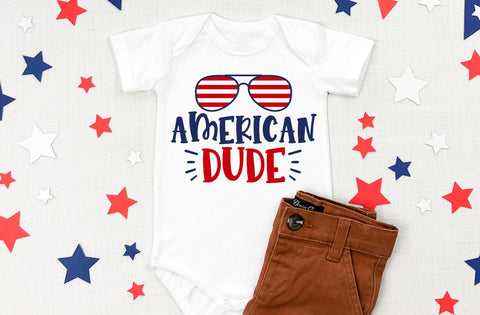 American Dude Svg Png Pdf, Baby Boy 4th of July, Patriotic Quote, Vintage Wavy Stacked style, For Shirt, Mug, Cricut, Shirt etc. SVG MD mominul islam 