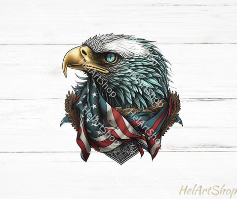 American Eagle Png, Sublimation Png, Patriotic Png Sublimation _HelArtShop_ 