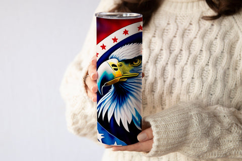 American eagle tumbler | 4th of july tumbler sublimation Sublimation Svetana Studio 