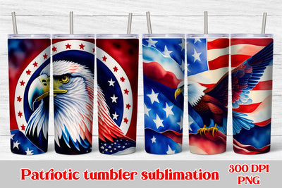 American eagle tumbler | 4th of july tumbler sublimation Sublimation Svetana Studio 