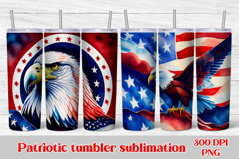 American eagle tumbler | 4th of july tumbler sublimation Sublimation Svetana Studio 